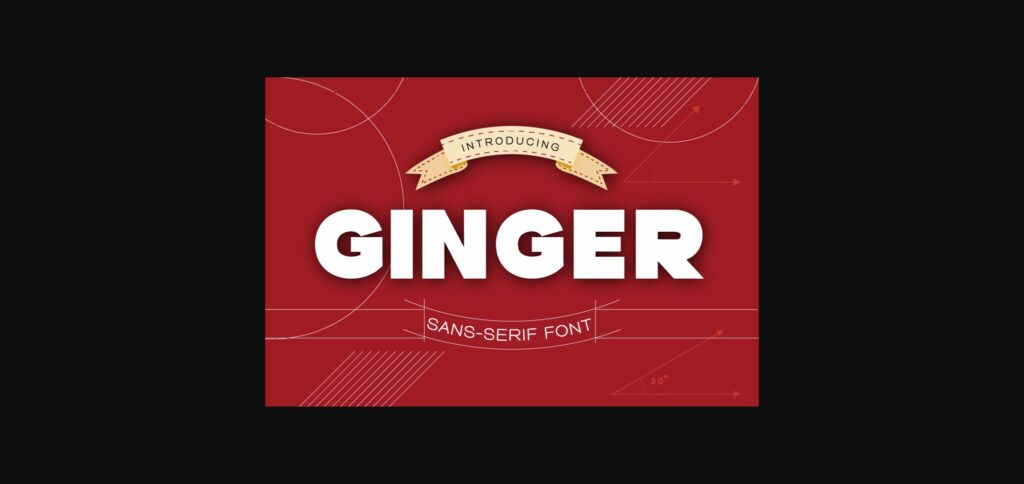 Ginger Font Poster 3