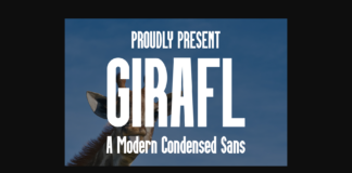 Girafl Font Poster 1