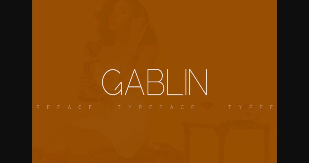 Gablin Font Poster 2