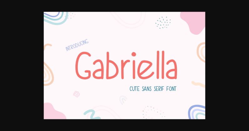 Gabriella Font Poster 3