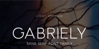 Gabriely Light Font