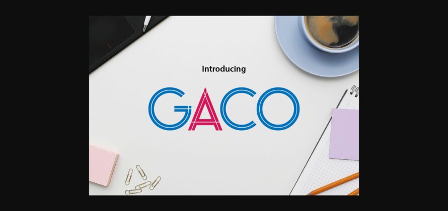 Gaco Font Poster 3