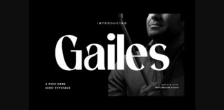 Gailes Font Poster 1