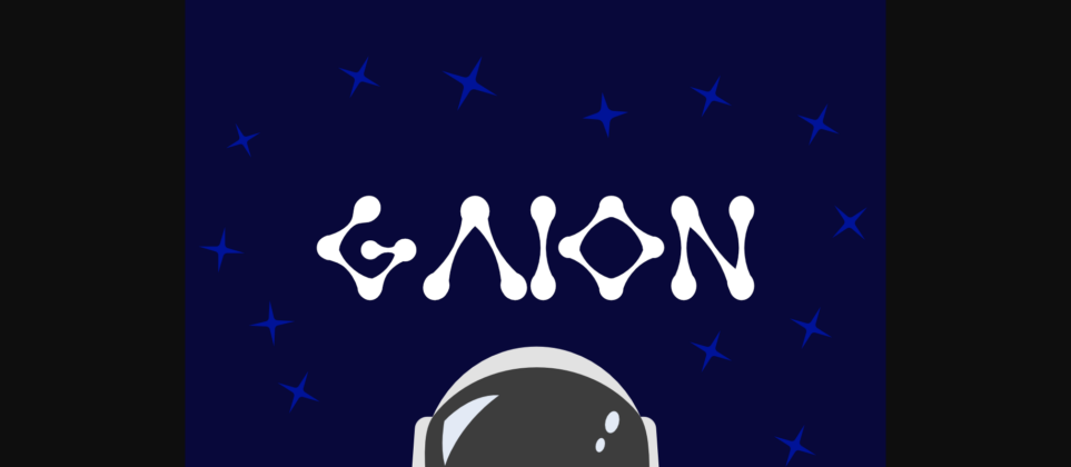 Gaion Font Poster 3