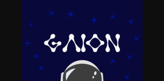 Gaion Font Poster 1