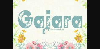 Gajara Font Poster 1