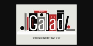 Galad Font Poster 1