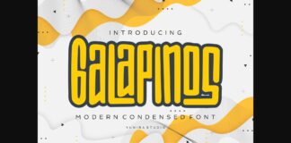 Galapinos Font Poster 1