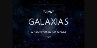 Galaxias Font Poster 1