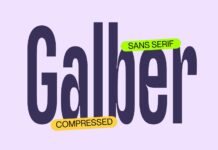 Galber Font Poster 1