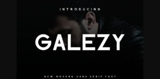 Galezy Font Poster 1