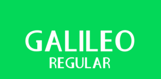 Galileo Regular Font