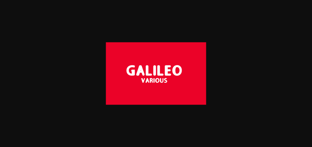 Galileo Various Font Poster 3