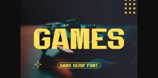 Games Font Poster 1