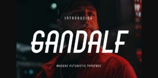 Gandalf Font Poster 1