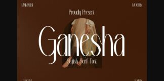 Ganesha Font Poster 1