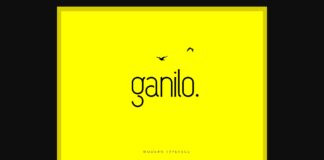 Ganilo Font Poster 1