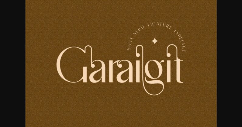 Garaigit Font Poster 3