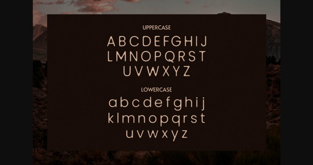 Garamount Font Poster 10