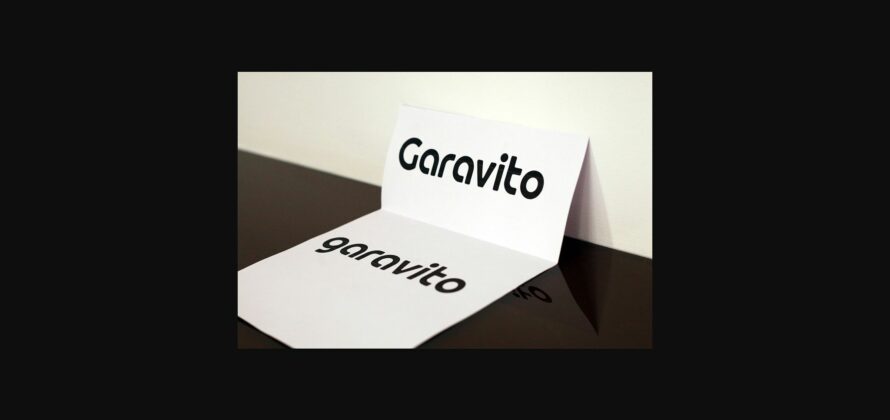 Garavito Font Poster 8