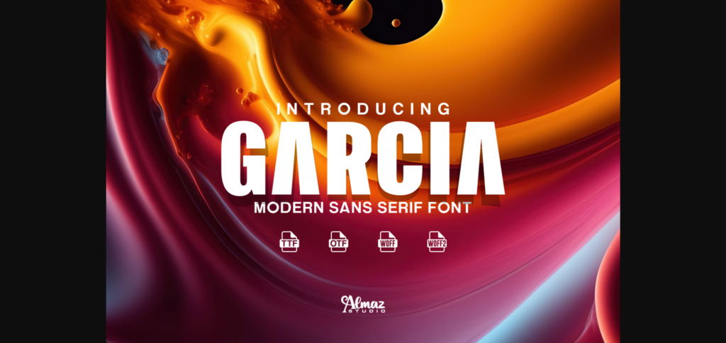 Garcia Font Poster 3