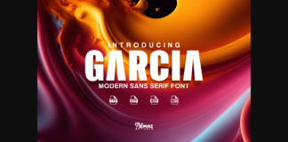 Garcia Font Poster 1