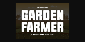 Garden Farmer Font Poster 1