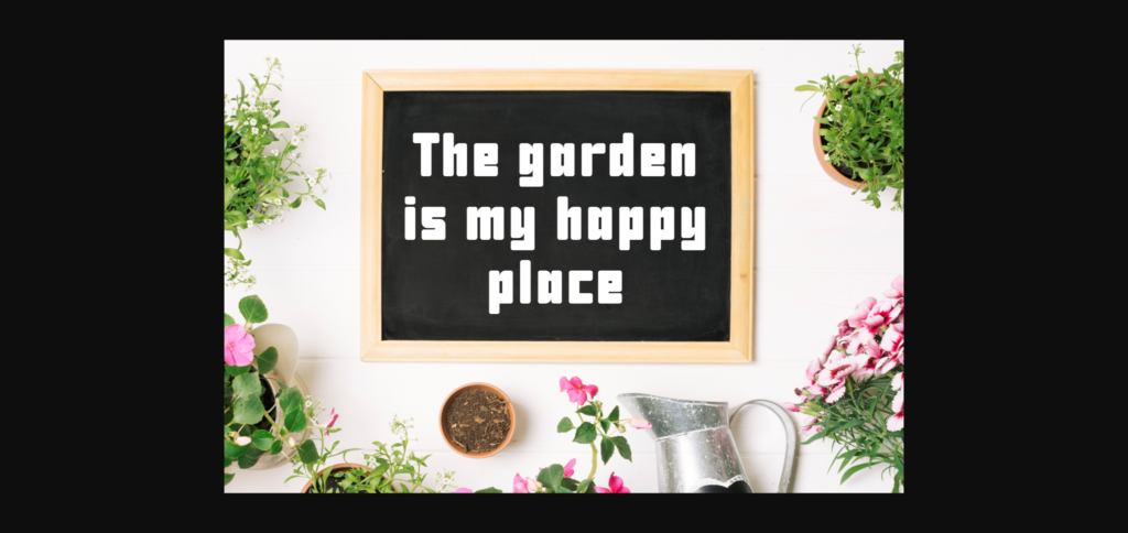 Garden Farmer Font Poster 7