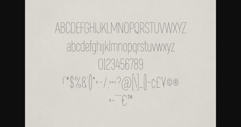 Gardenia Font Poster 2