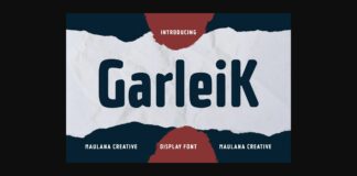 Garleik Font Poster 1