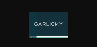 Garlicky Font Poster 1
