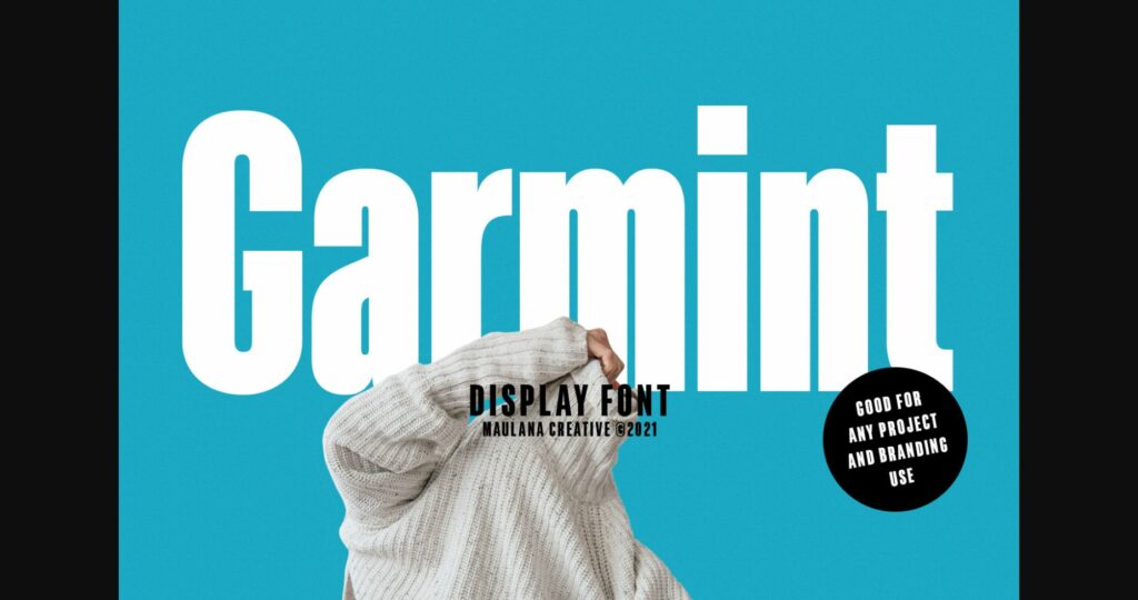 Garmint Font Poster 3