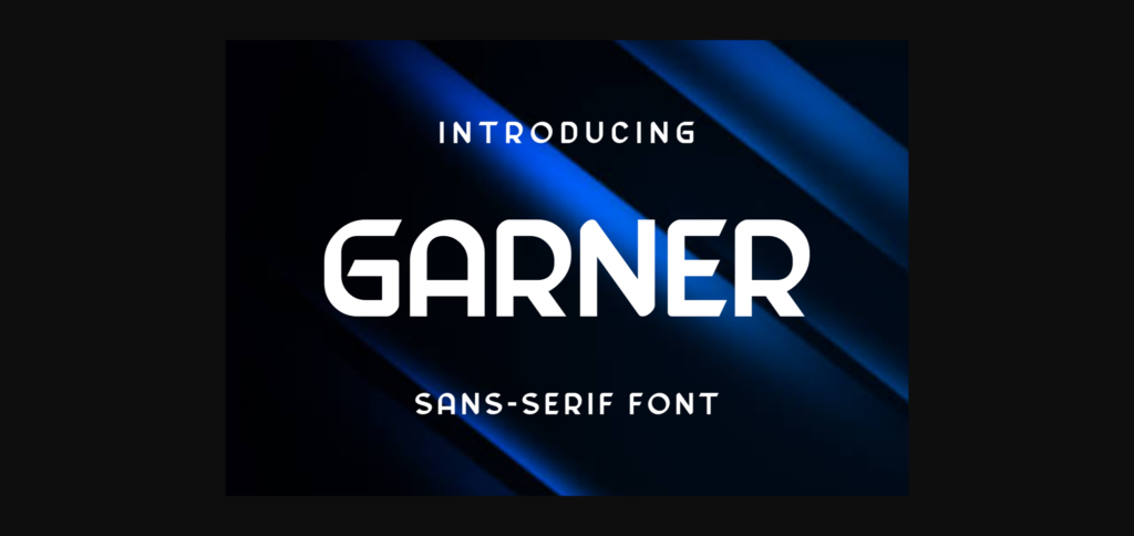 Garner Font Poster 3