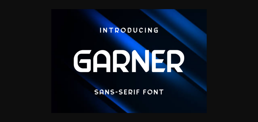 Garner Font Poster 3