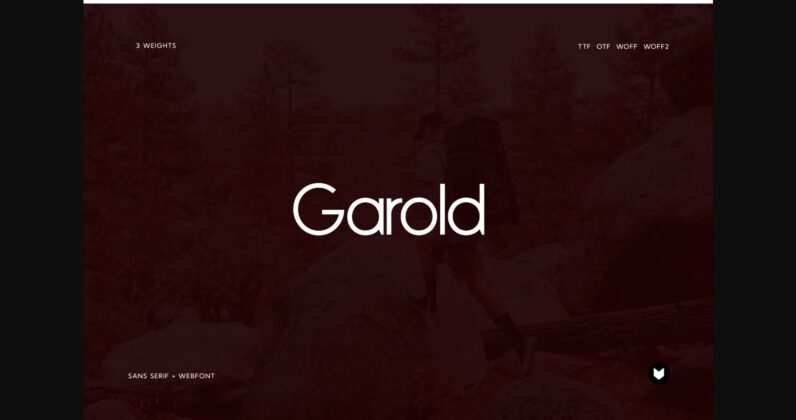 Garold Font Poster 3