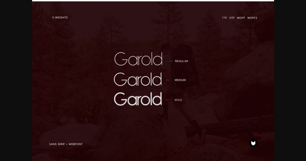 Garold Font Poster 6