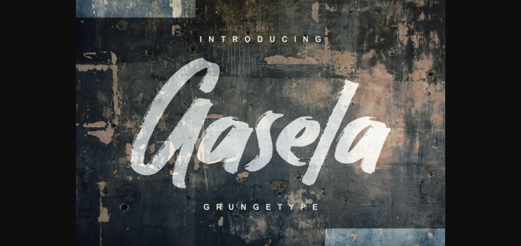 Gasela Font Poster 3