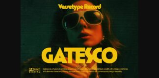 Gatesco Font Poster 1