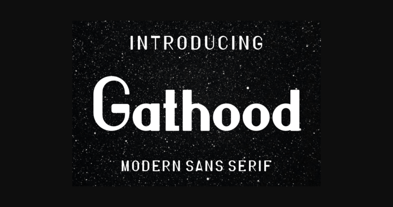 Gathood Font Poster 3