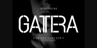 Gattera Font Poster 1