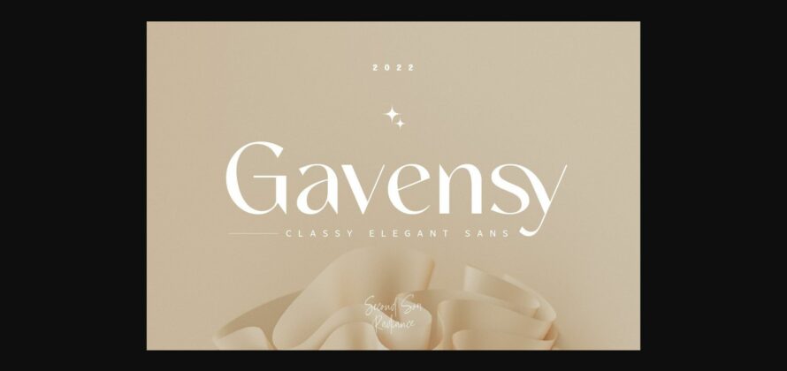 Gavensy Font Poster 3