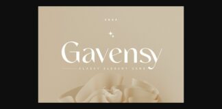 Gavensy Font Poster 1