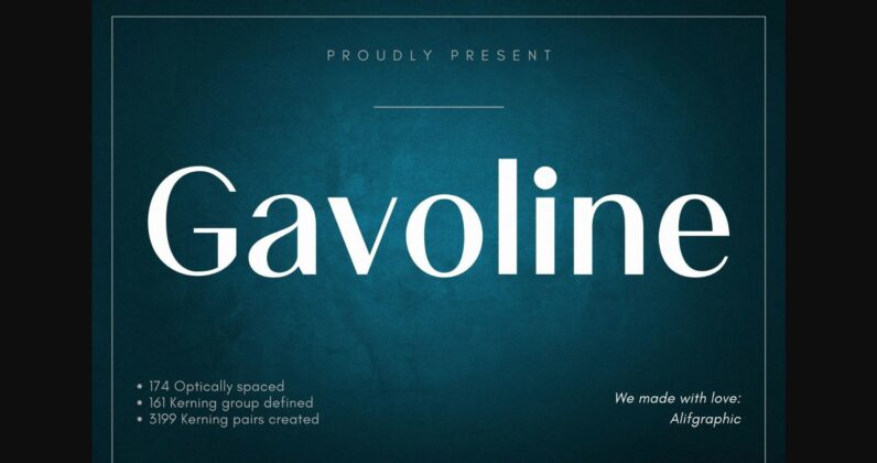 Gavoline Font Poster 1