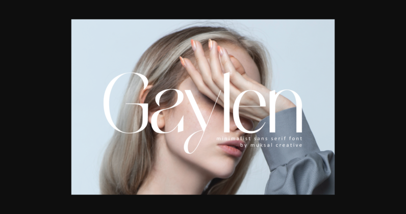 Gaylen Font Poster 3