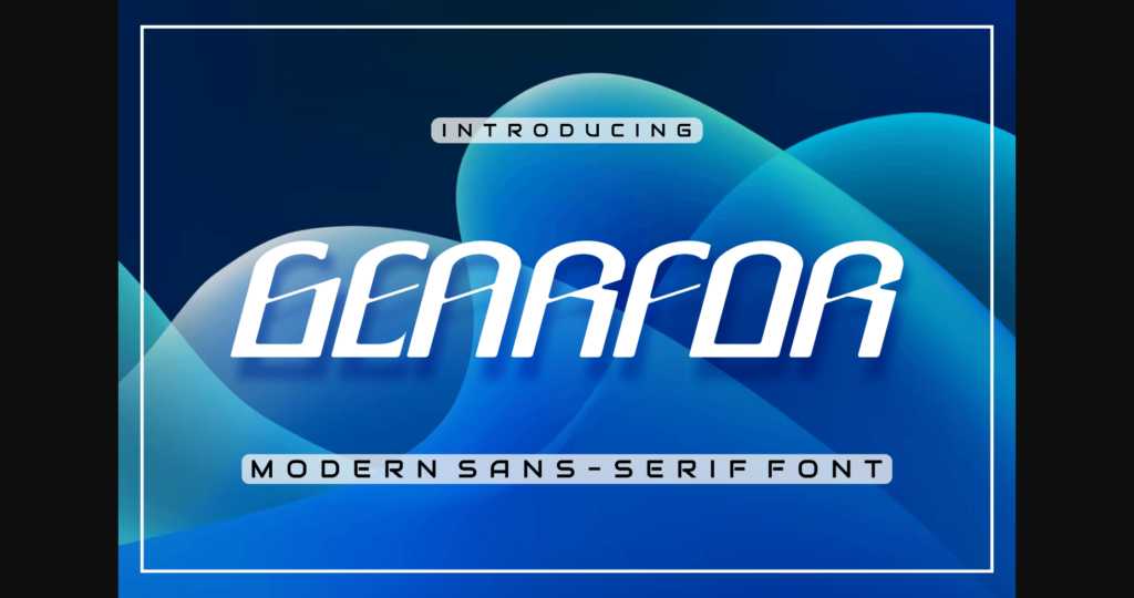 Gearfor Font Poster 3