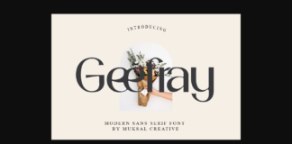 Geefray Font Poster 1