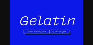 Gelatin Font Poster 1