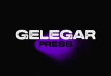 Gelegar Press Font Poster 1