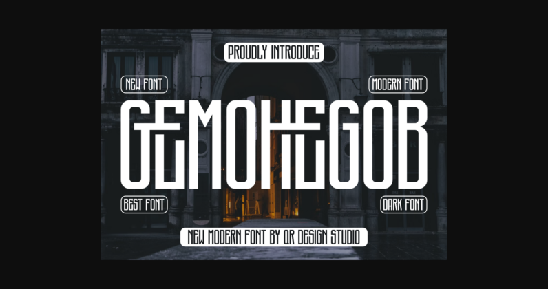 Gemohegob Font Poster 3