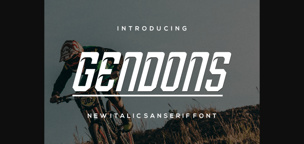 Gendons Font Poster 1